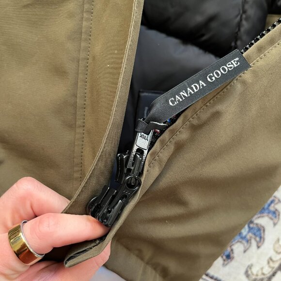 Like New Canada Goose Victoria Parka – Military Green, Women's Size S - Picture 7 of 15